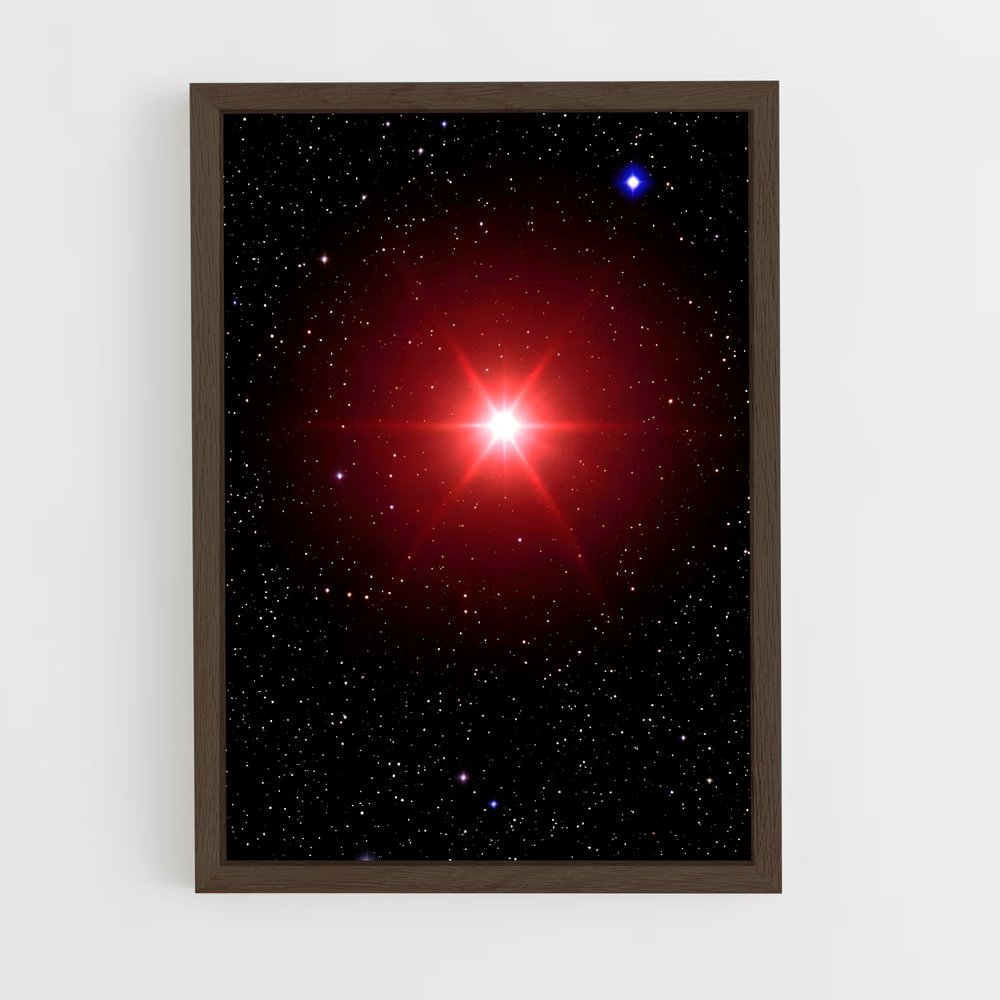 Poster Étoile Écarlate – affiche Étoiles (vue 5)